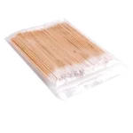 Palito com Algodão com Alta 10cm Precisão Alinhamento Limpeza Henna 100 unides pacote - Imagem 2