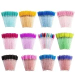 Escovinhas De Cílios Sobrancelha Glitter Extensão e Alongamento - Imagem 2