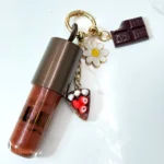 Lip Gloss Chocolate Chaveiro Charm Brilho Espelhado Amarronzado Lábios Macios - Imagem 2