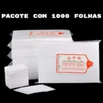 Kit 1000 Algodão Prensado Para Unhas Natural Remoção de Esmaltes De Unha E Maquiagem