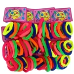 Kit de 72 unidades de Xuxinha de cabelo elastico de para cabelo feminino rabicó Colorido