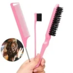 Kit 3 Pente Escova Escovinha Baby Hair Sobrancelha Cabelo