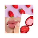 Kit 3 Brilho Formato Morango Batom Balm Gloss Atacado Cor Rosa