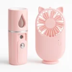 Kit Secagem de Cílios com Nano Mister e Mini Ventilador USB para Extensão e Alongamento de Cílios