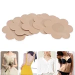 Tapa-Seios Invisível Adesivo Protetor com 7,5cm de Diâmetro para Tampar Mamilos/Aureola/5PARElS