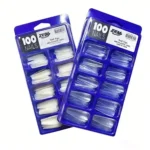 Kit 200 Unhas Postiça Bailarina Realista Transparente Leitosa