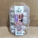 Postiça Bailarina 120 peças D&Z ou 100 peças 10 tamanhos diferentes 0 a 9 Postiça Acrigel Bailarina