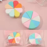 Kit de 8 Esponjas Pizza De Maquiagem Para Base Modelo