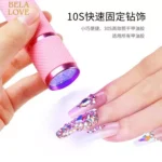 Mini Secador De Unhas UV LED De Luz Para Gel 9 Lanterna Portátil