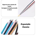 Kit 9 Pincéis Ultra Fino Francesinha Decoração Manicure - Imagem 2