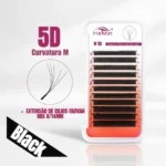 Extensão Cílios Fadvan 5d Curva M Efeito Fox Mix 8/14