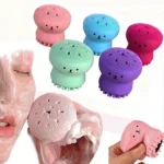 Esponja em Formato de Polvo para Limpeza Facial