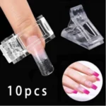 Kit Com 10 Presilhas para Unha Polygel para Construção Rápida