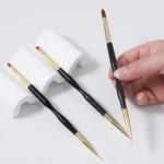 Kit 3 Pincel Duplo Luxo Dentista Resina Odonto Estética - Imagem 2