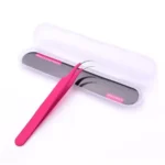 Pinça Vetus Para Alongamento De Cilios Extensão De Cílios Rosa