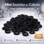 Kit 120 Peças Elasticos Pretos de Cabelo Tipo Meia Xuxinha Criança Adulto Rabicó (cópia)