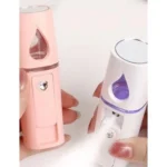 Umidificador Nano Mister Spray Vaporiza Atomizador Hidrata Facial Rosto E Cilios Usb Recarregável - Imagem 2