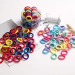Kit 120 Peças Elasticos Pretos de Cabelo Tipo Meia Xuxinha Criança Adulto Rabicó (cópia) - Imagem 2